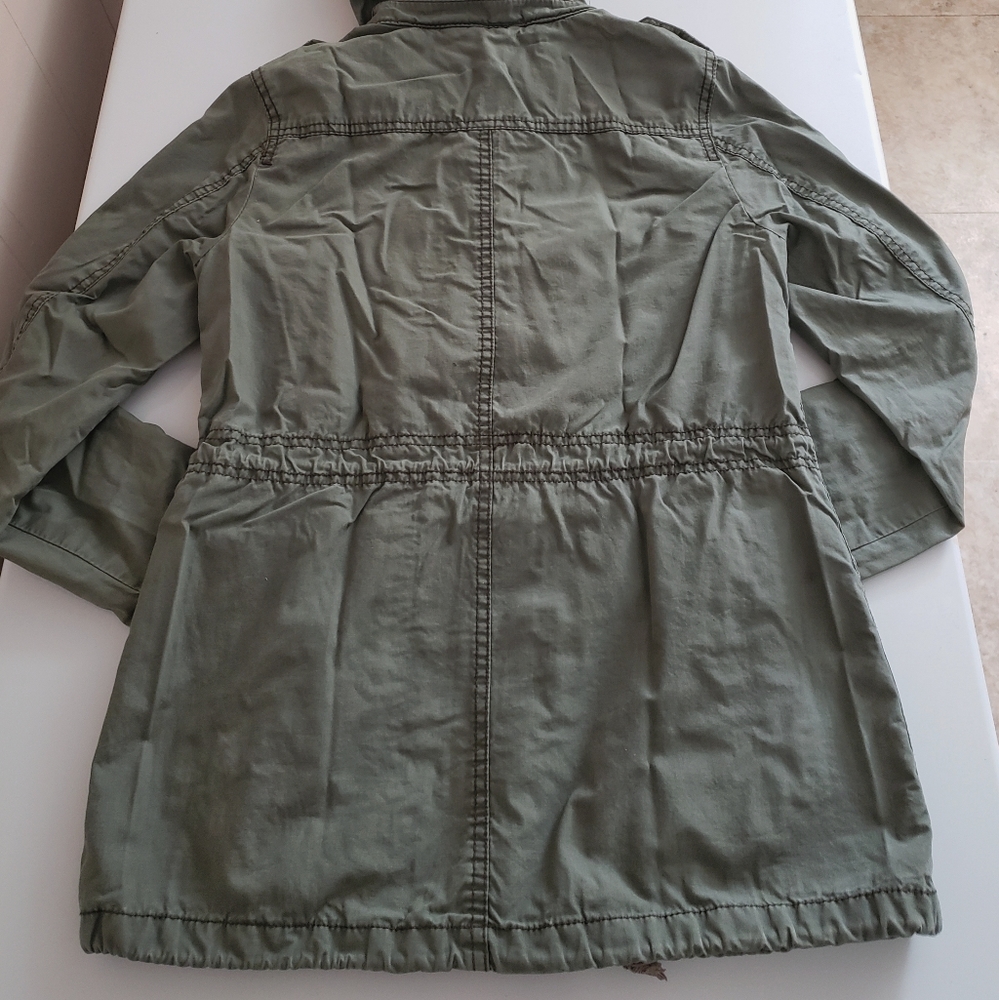 Green fall jacket - Picture 2 of 4